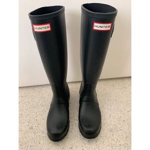 Hunter rain boots - black